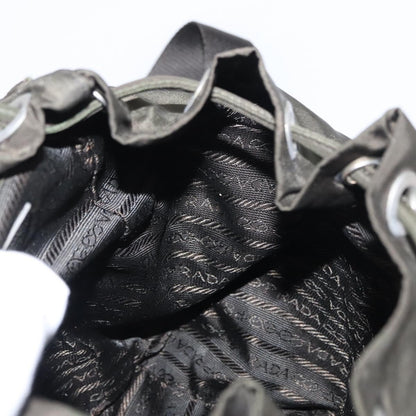 Prada Front Pocket Tessuto, Khaki, Nylon, Backpack