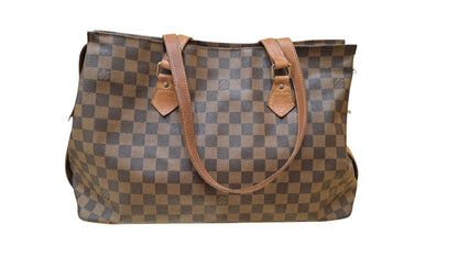 Louis Vuitton Chelsea Damier Ebene, Brown, Canvas, Tote Bag