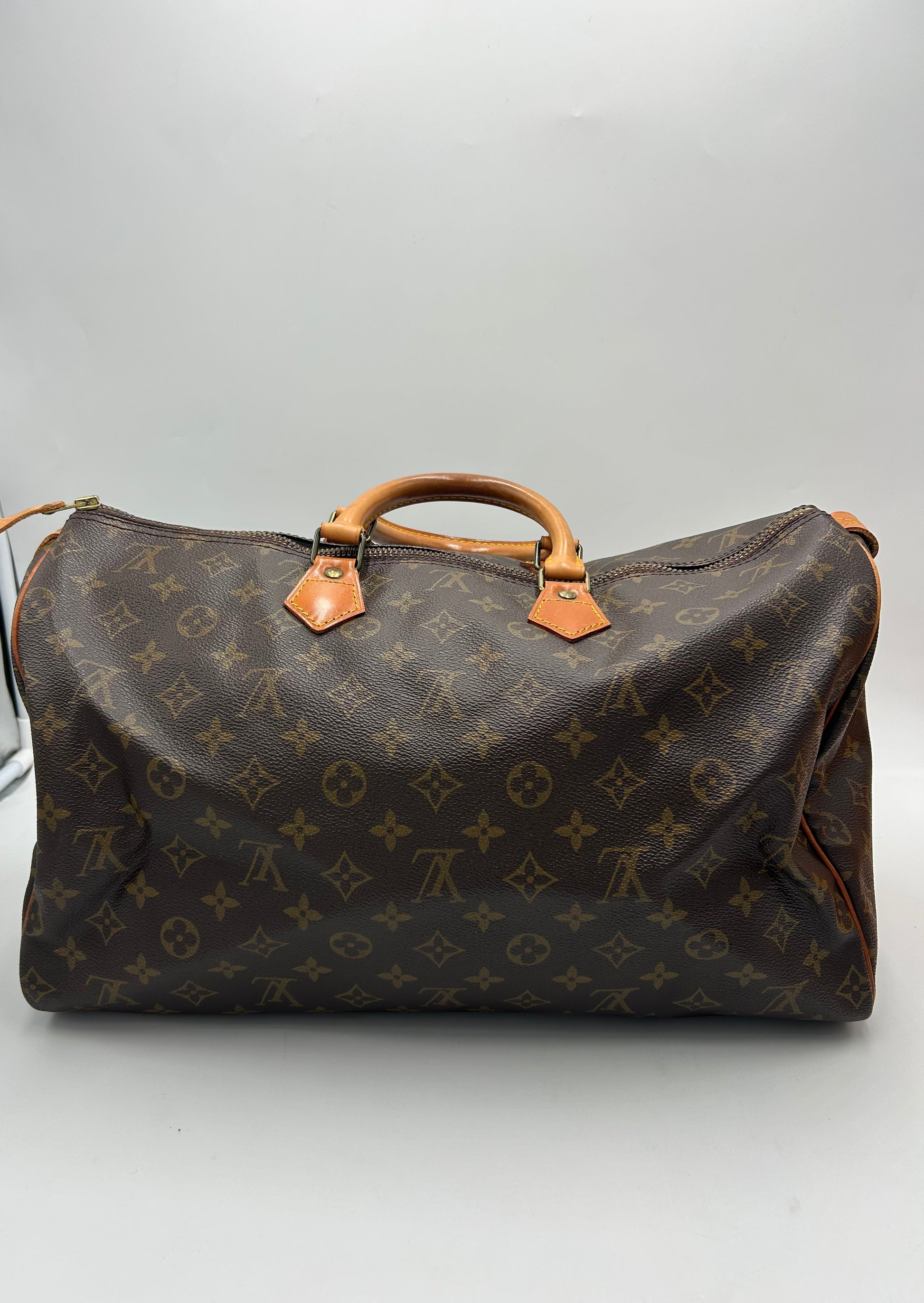 Louis Vuitton Speedy Monogram Canvas, Brown, Canvas, Handbag