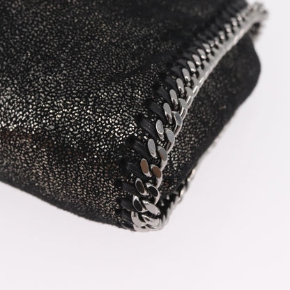 Stella McCartney Falabella Faux Leather, Black, Polyester, Tote Bag