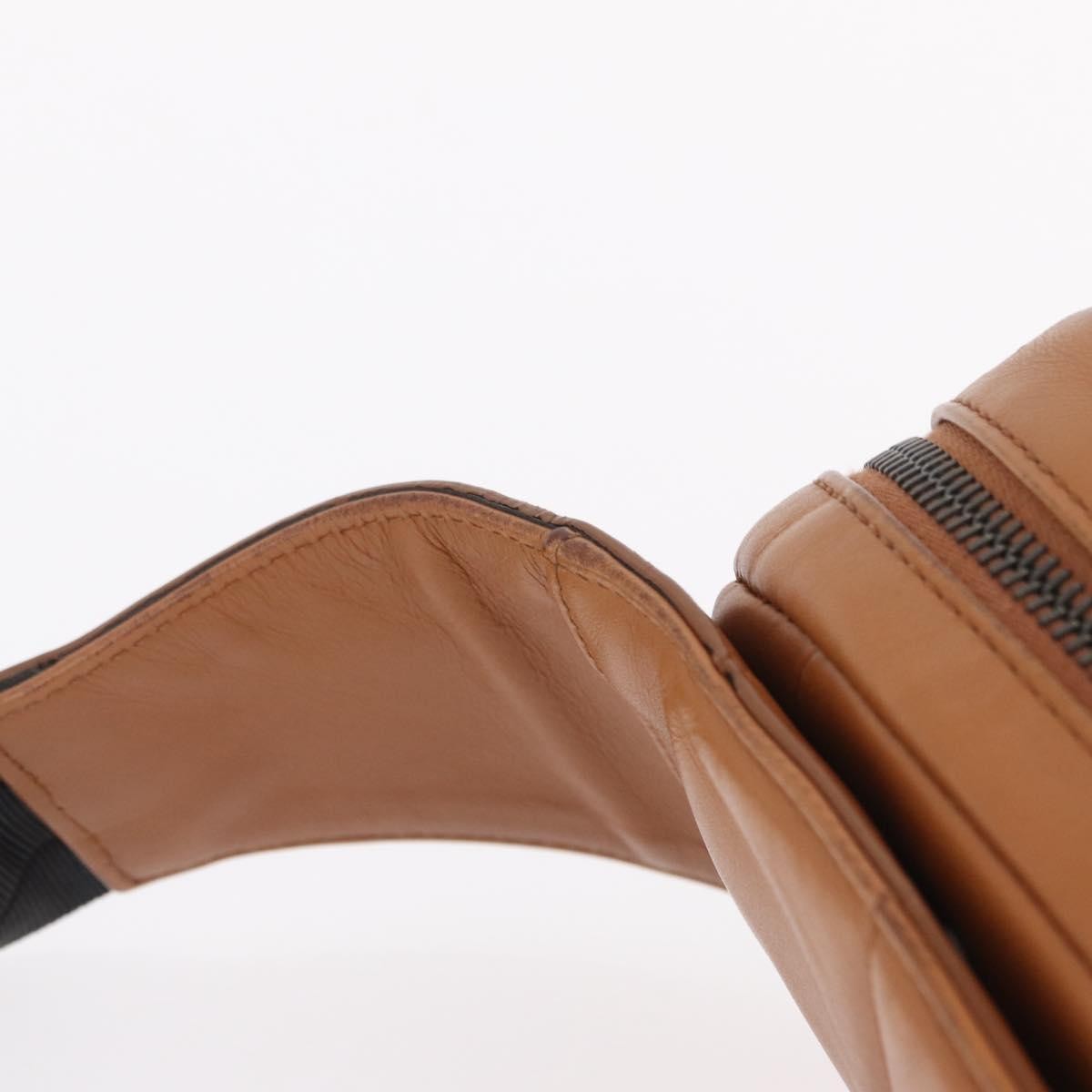 Bottega Veneta Light Waist Intrecciato Leather, Brown, Leather, Handbag