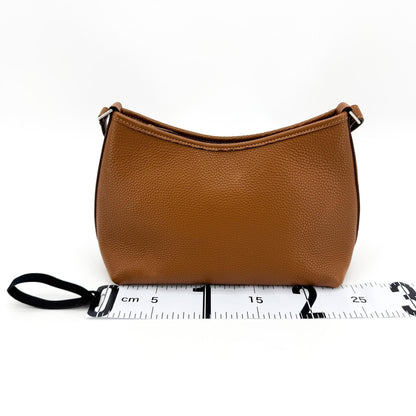 Hermes Berlingot Leather, Brown, Leather, Shoulder Bag