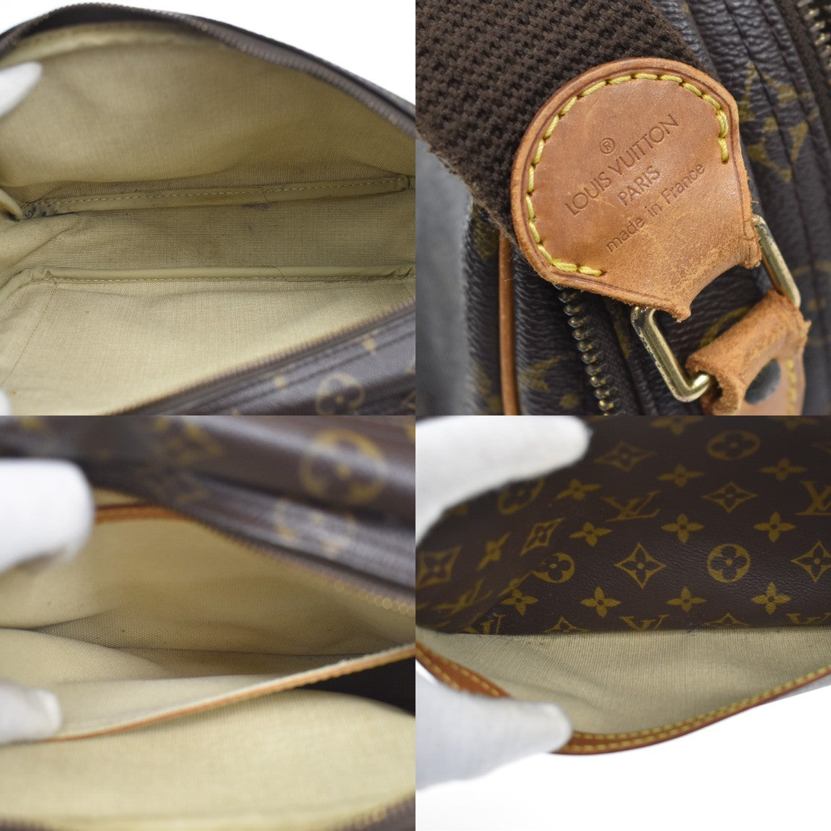 Louis Vuitton Reporter Monogram Canvas, Brown, Canvas, Shoulder Bag