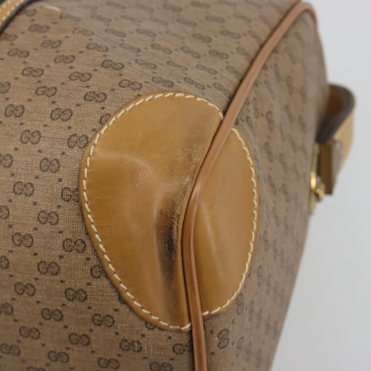 Gucci Boston Canvas, Beige, PVC, Travel Bag