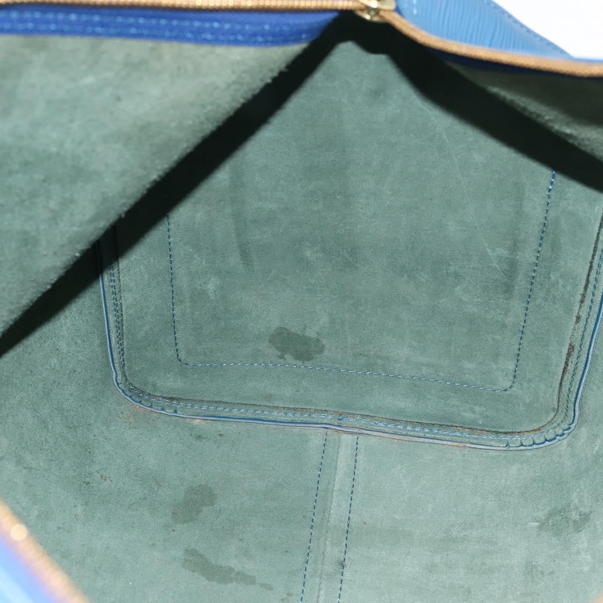 Louis Vuitton Keepall Epi Leather, Blue, Leather, Travel Bag