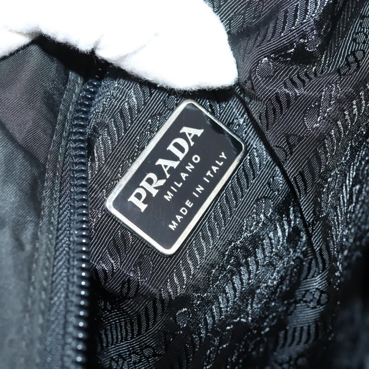 Prada Porta Computer Tessuto and Saffiano Leather, Black, Nylon, Briefcase