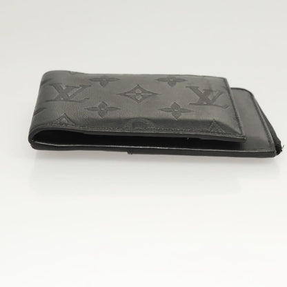 Louis Vuitton Hybrid Monogram Shadow Leather, Black, Leather, Wallet
