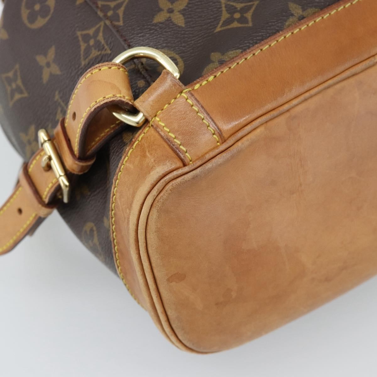 Louis Vuitton Vintage Montsouris Monogram Canvas, Brown, Canvas, Backpack