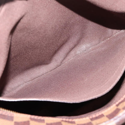 Louis Vuitton Naviglio Damier, Brown, Canvas, Shoulder Bag