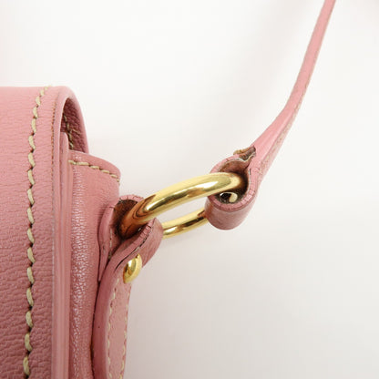 Miu Miu Madras Top Handle Leather, Pink, Leather, Handbag