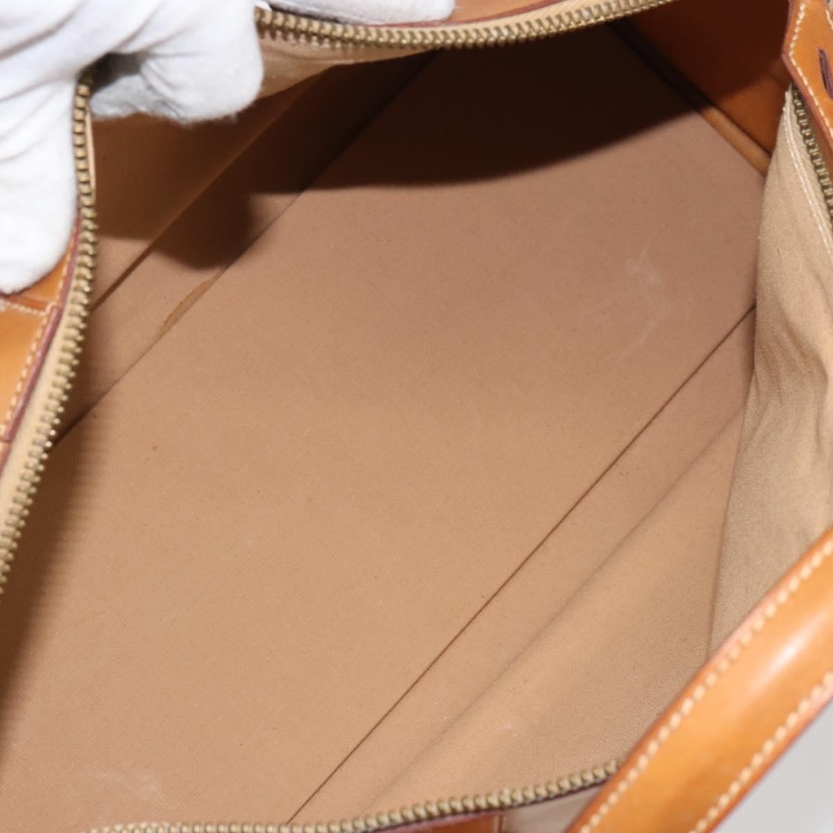 Hermes Vintage Convertible Boston Leather, Brown, Leather, Travel Bag