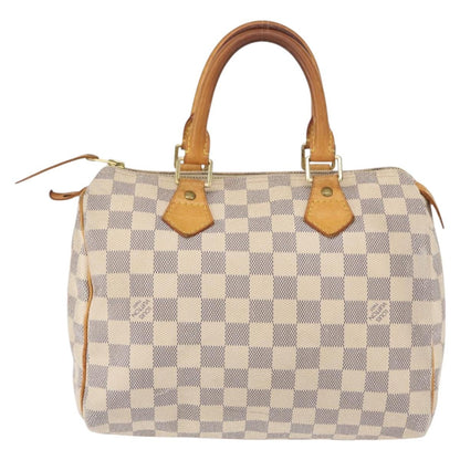 Louis Vuitton Speedy Mini HL Handbag Damier, BEIGE, CANVAS, Handbag