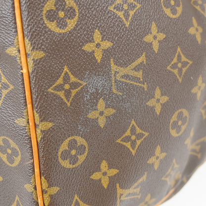 Louis Vuitton Keepall Monogram, Brown, Canvas, Travel Bag