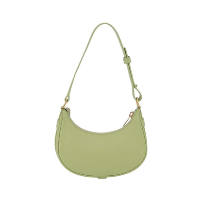 Celine Ava Leather, Green, Leather, Handbag