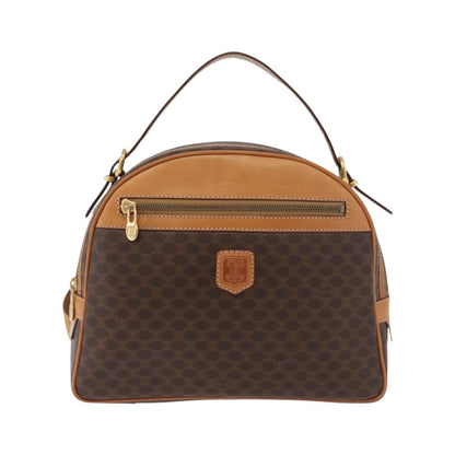 Celine Backpack Leather, Brown, Canvas, Backpack