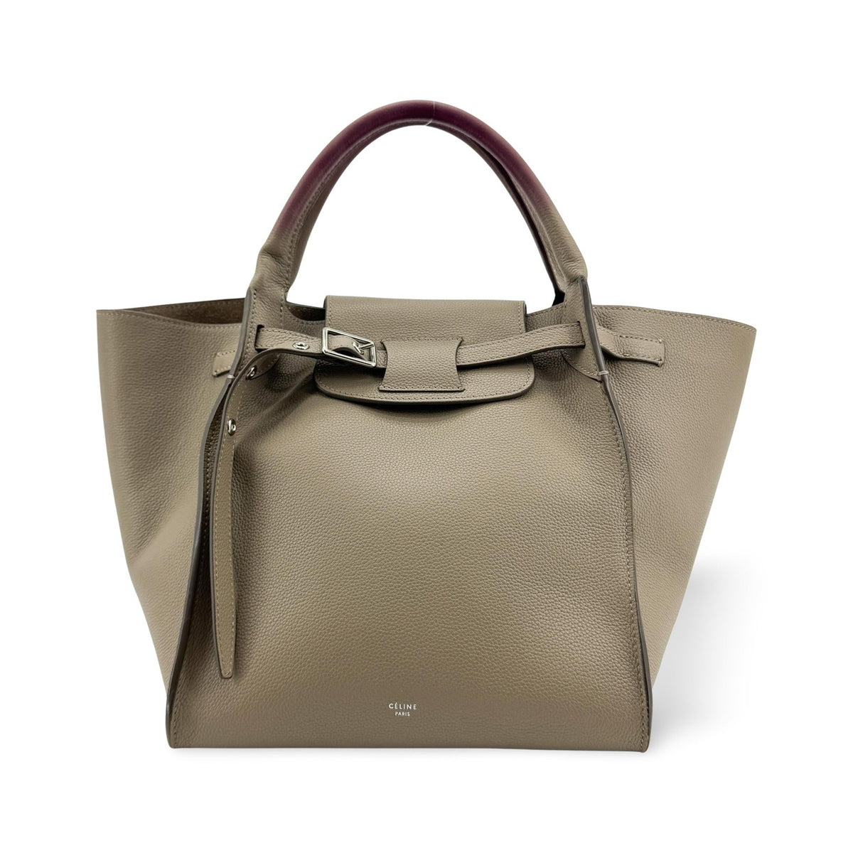 Celine Big Grained Calfskin, Beige, Calfskin, Handbag