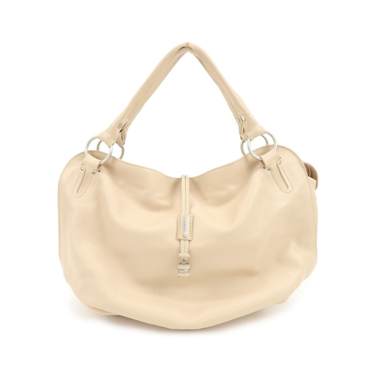 Celine Bittersweet Leather, Beige, Leather, Handbag
