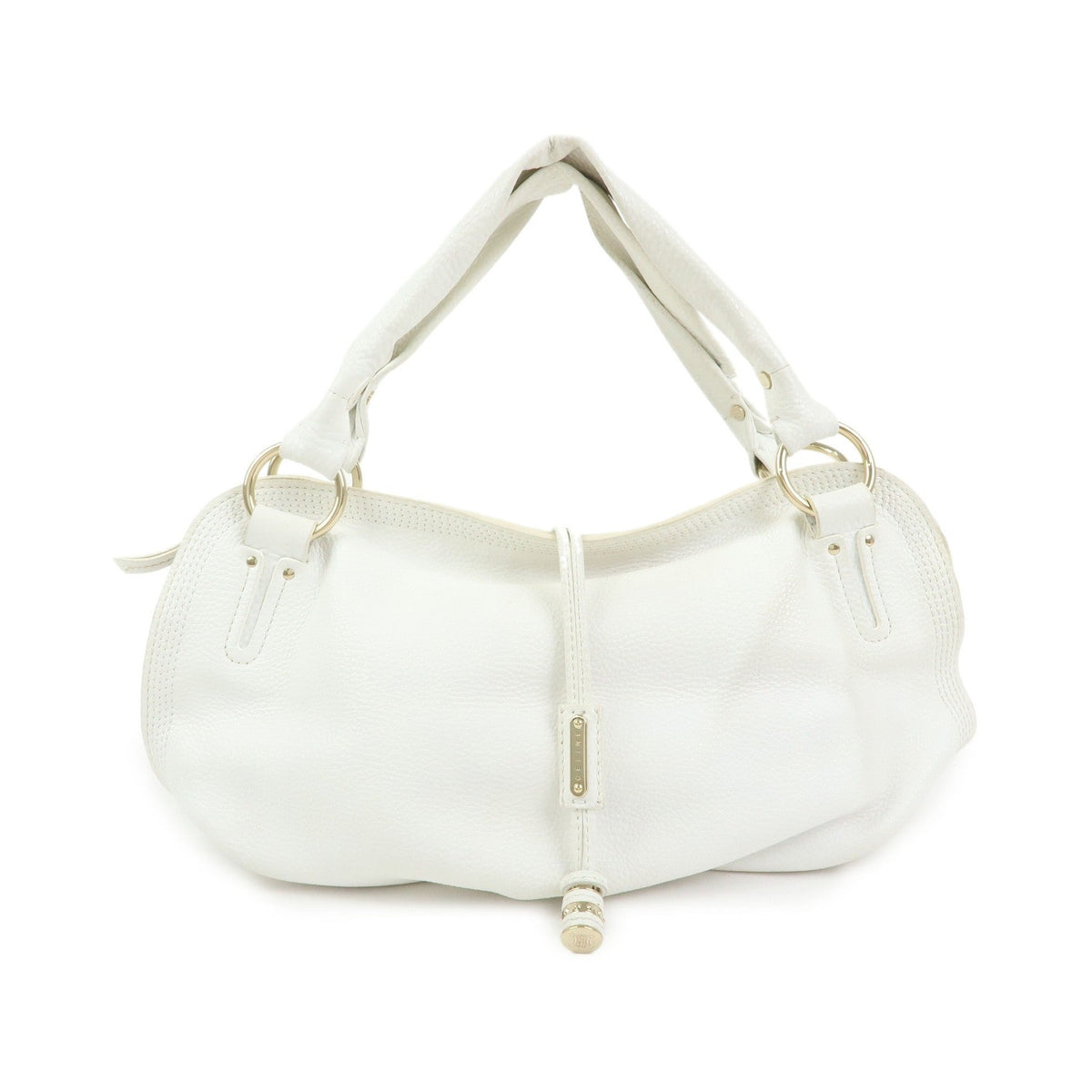 Celine Bittersweet Leather, White, Leather, Handbag