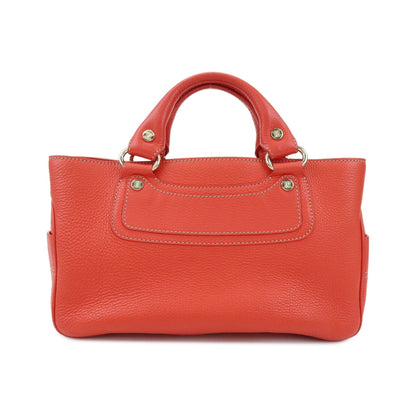 Celine Boogie Calfskin, Red, Leather, Handbag