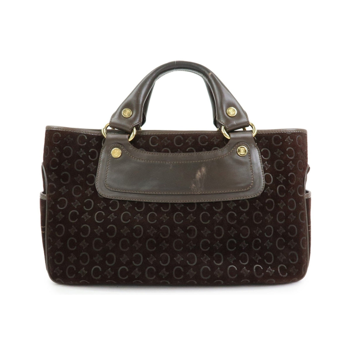 Celine Boogie Suede, Brown, Suede, Handbag