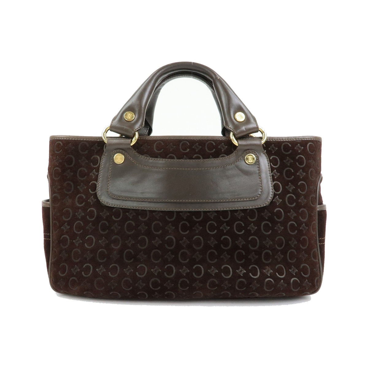 Celine Boogie Suede, Brown, Suede, Handbag