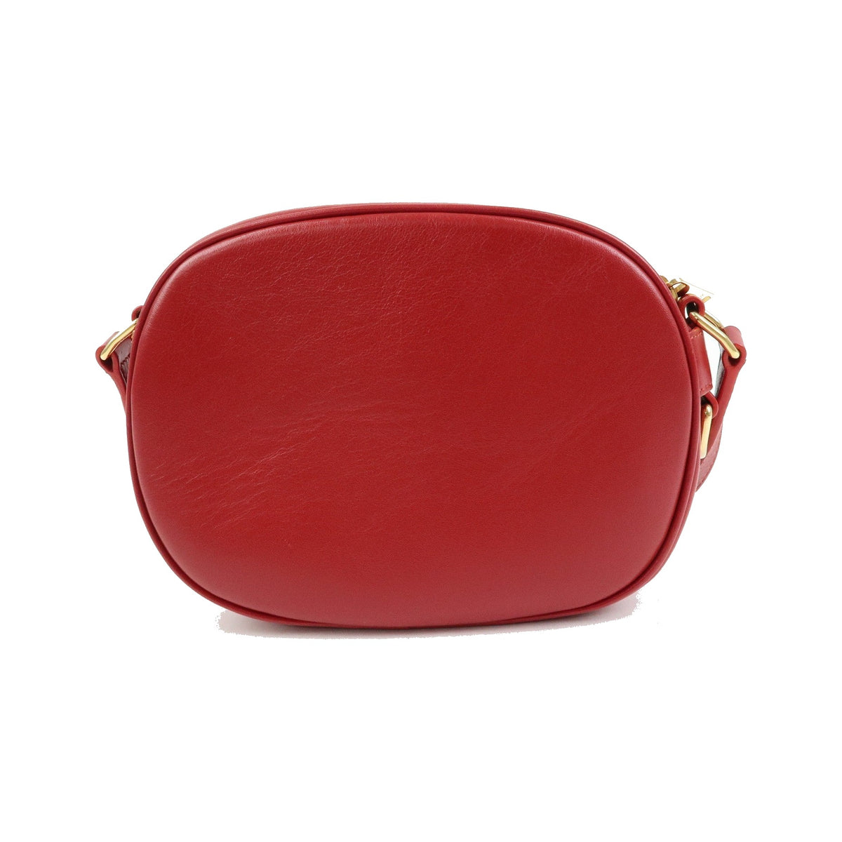 Celine C Charm Camera Quilted Leather, Red, Leather, Handbag