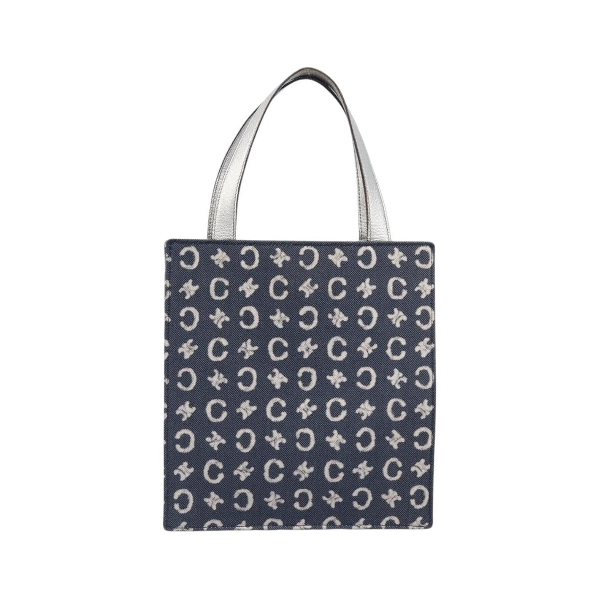 Celine C Macadam Canvas, Navy, Canvas, Handbag