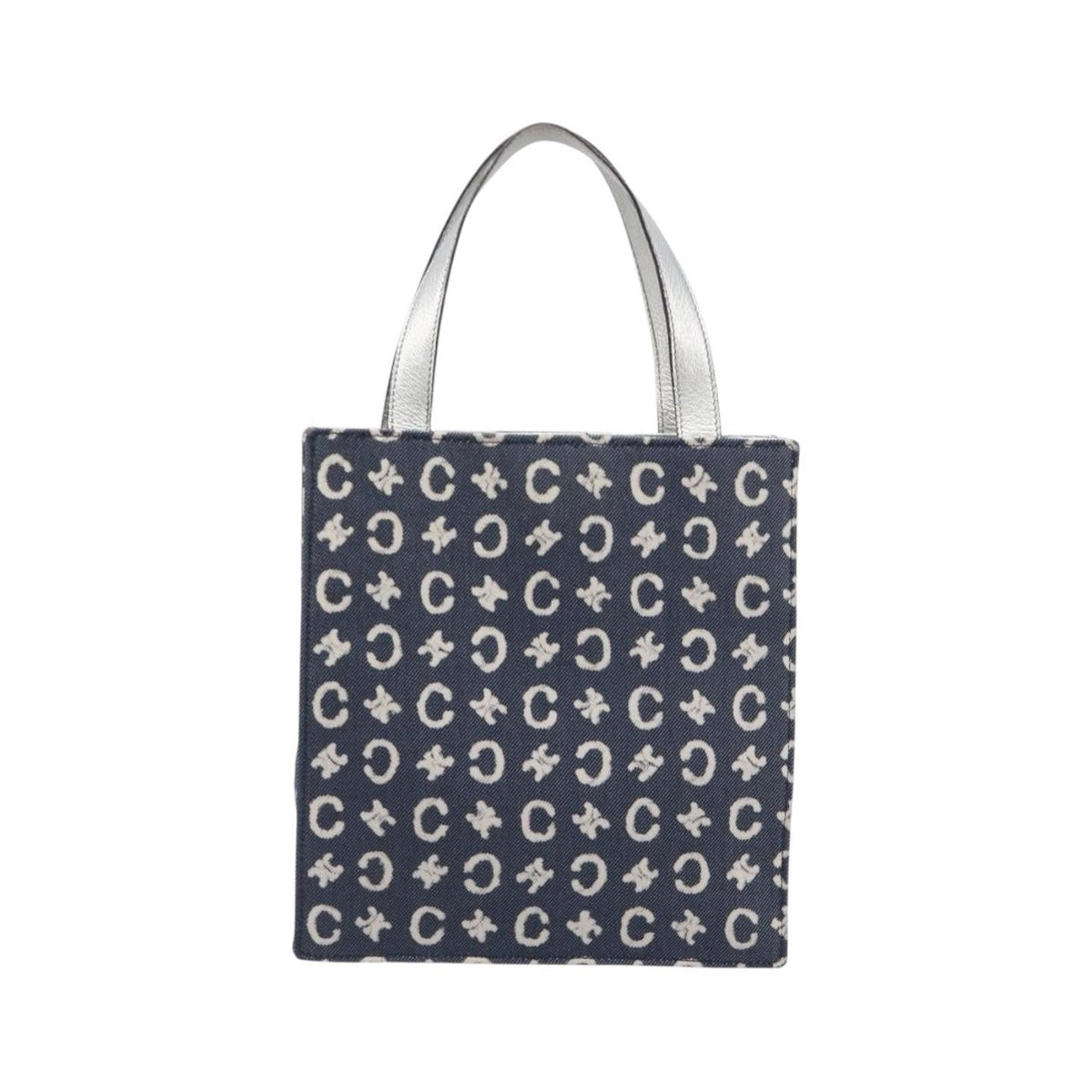 Celine C Macadam Canvas, Navy, Canvas, Handbag