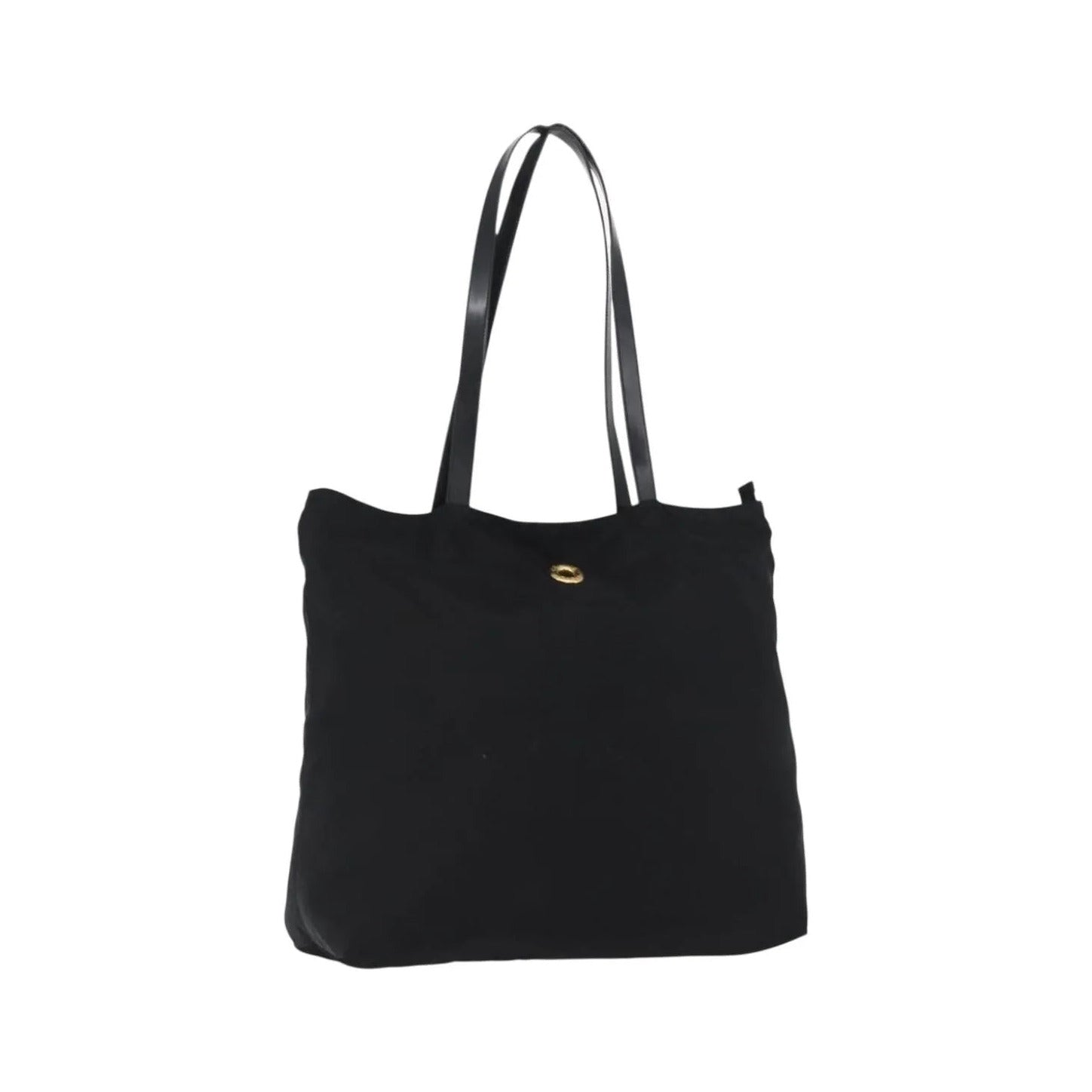 Celine Circle logo Nylon, Black, Nylon, Tote Bag