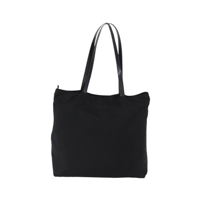 Celine Circle logo Nylon, Black, Nylon, Tote Bag