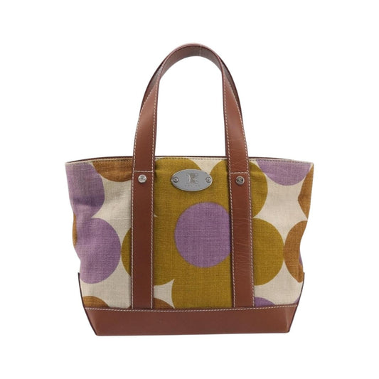 Celine Handbag Canvas, Brown, Canvas, Handbag
