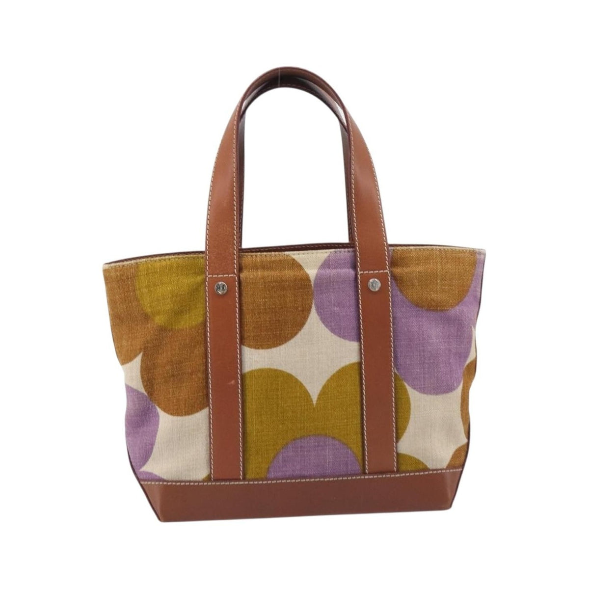 Celine Handbag Canvas, Brown, Canvas, Handbag