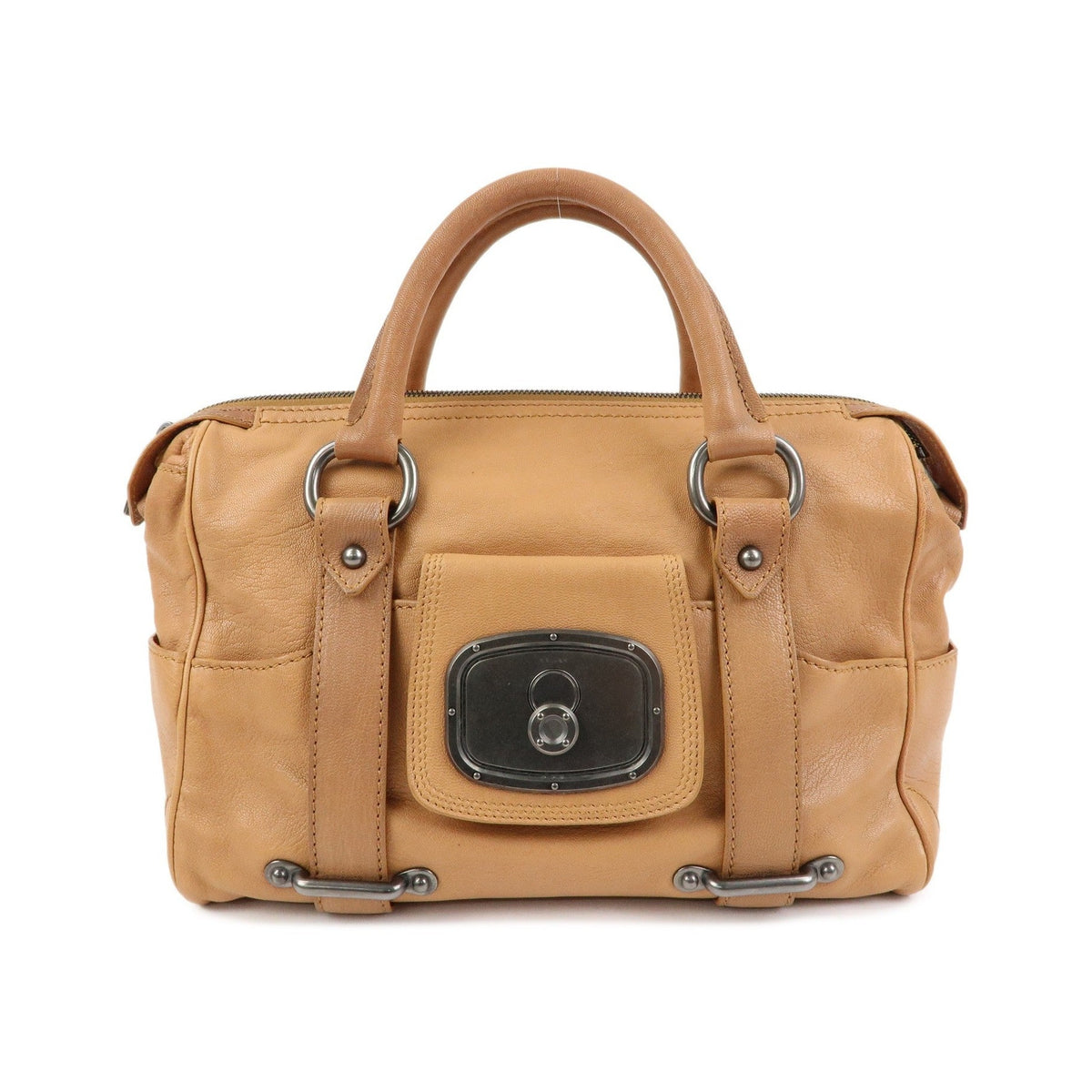 Celine Handbag Leather, Brown, Leather, Handbag