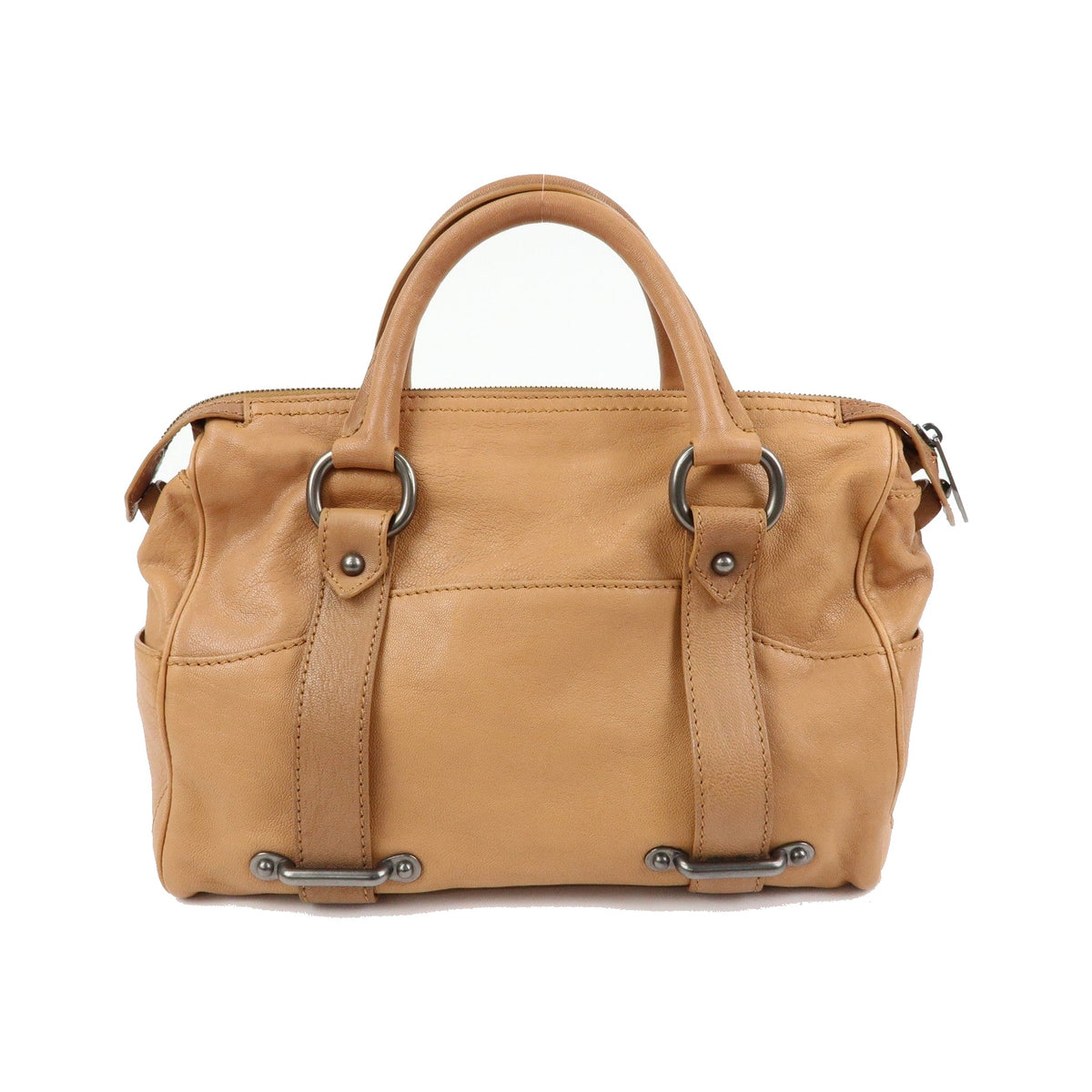 Celine Handbag Leather, Brown, Leather, Handbag
