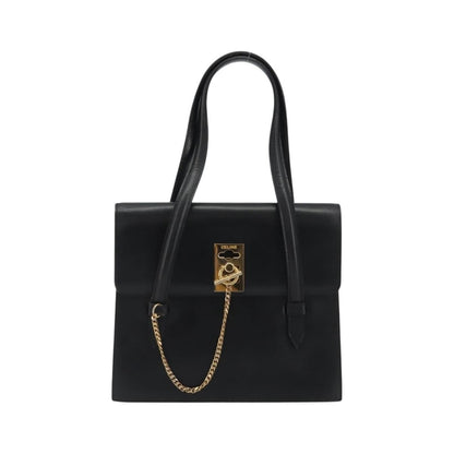 Celine Handbag Leather, Black, Leather, Handbag