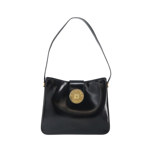 Celine Handbag Patent Leather, Black, Patent Leather, Handbag