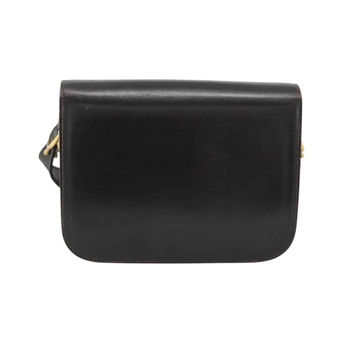 Celine Horse Carriage Leather, Brown, Leather, Shoulder Bag