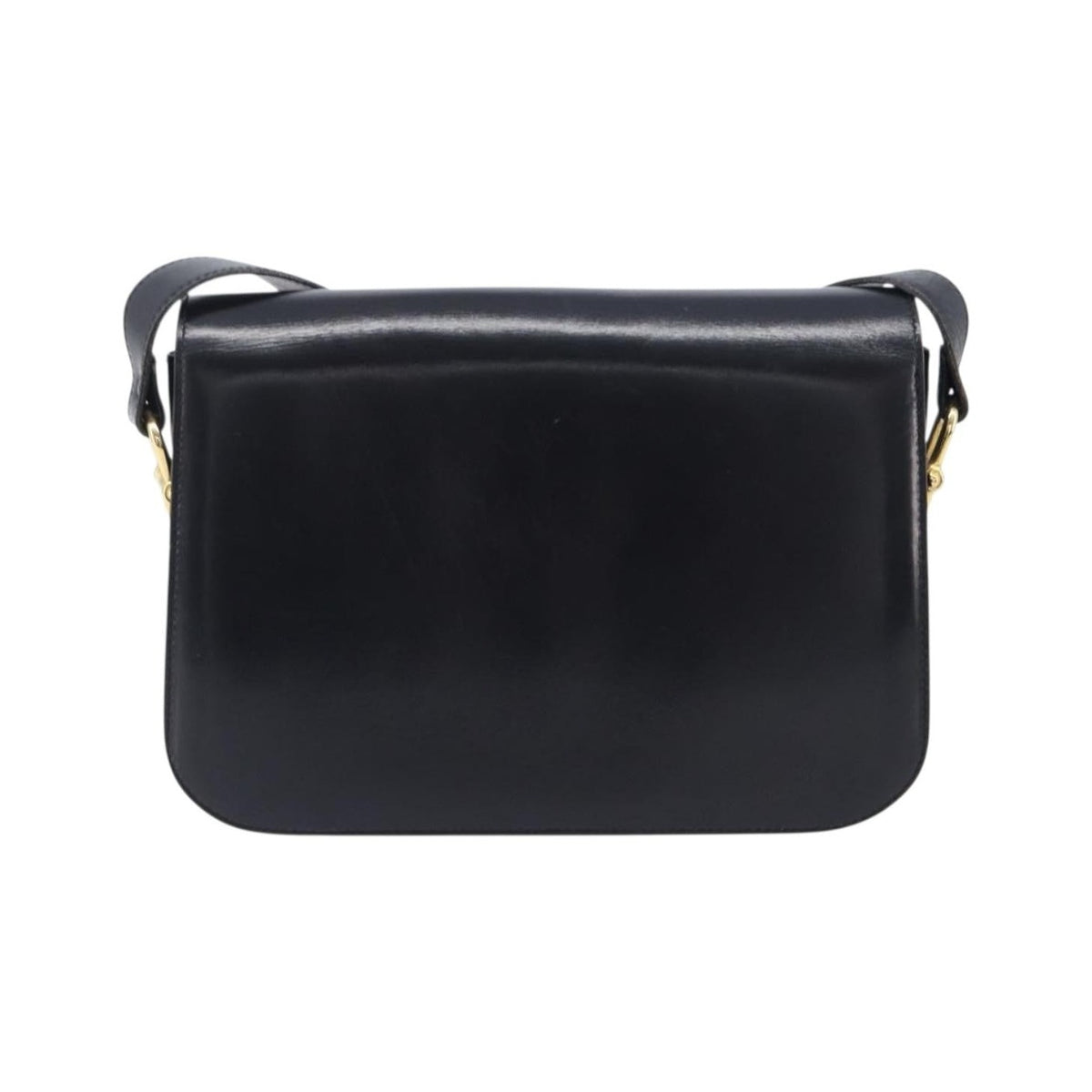 Celine Horse Carriage Leather, Black, Leather, Shoulder Bag