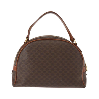 Celine Macadam Canvas, Brown, Canvas, Handbag
