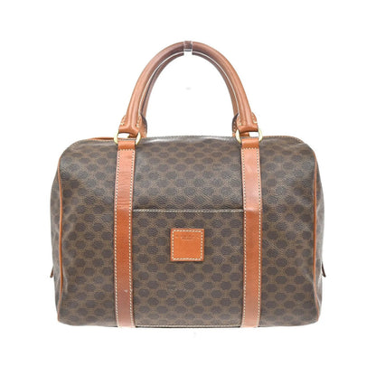 Celine Macadam Macadam with leather, Brown, PVC, Handbag