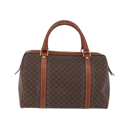 Celine Macadam Macadam with leather, Brown, Canvas, Tote Bag
