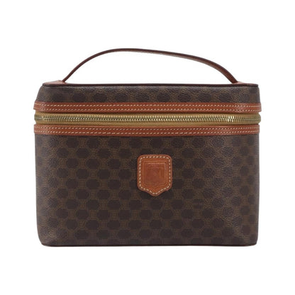 Celine Macadam Vanity Canvas, Brown, Canvas, Clutch