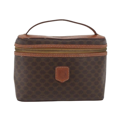 Celine Macadam Vanity Canvas, Brown, Canvas, Clutch