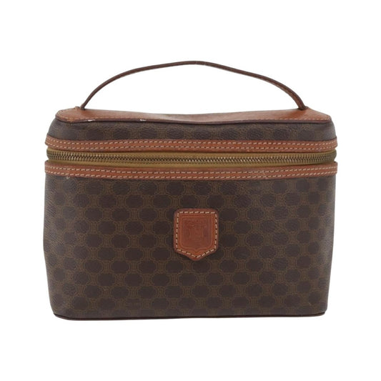Celine Macadam Vanity Canvas, Brown, Canvas, Clutch