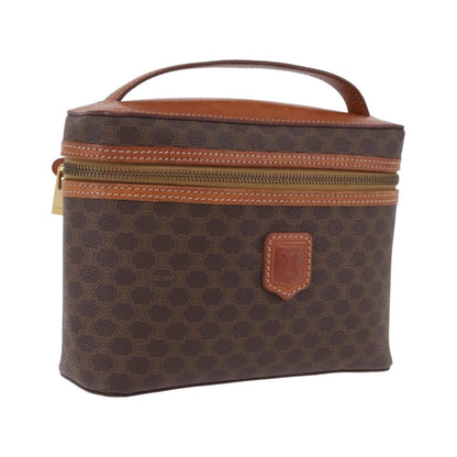 Celine Macadam Vanity Canvas, Brown, Canvas, Clutch