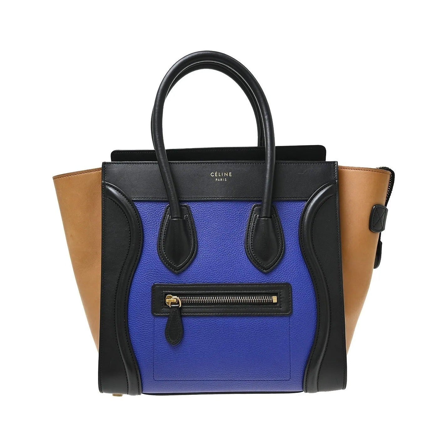 Celine Multicolor Luggage Leather, Multicolour, Calfskin, Handbag