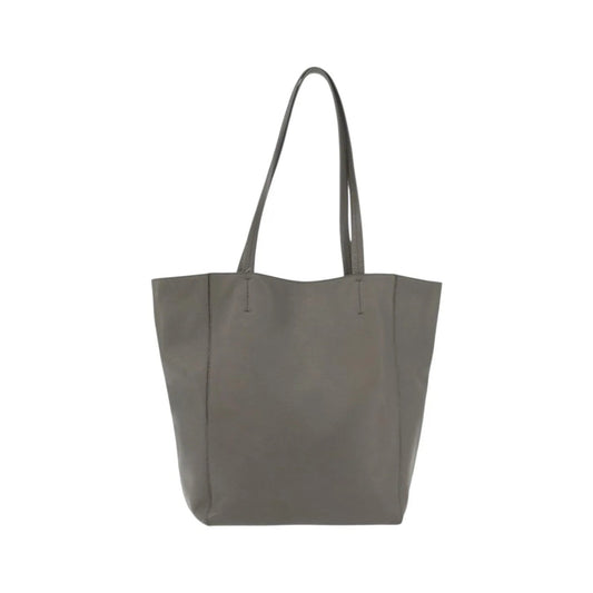 Celine Phantom Cabas Tote Leather, Gray, Leather, Tote Bag