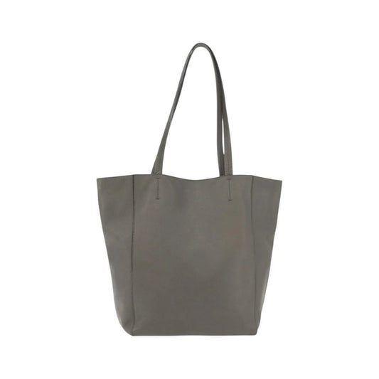 Celine Phantom Cabas Tote Leather, Gray, Leather, Tote Bag