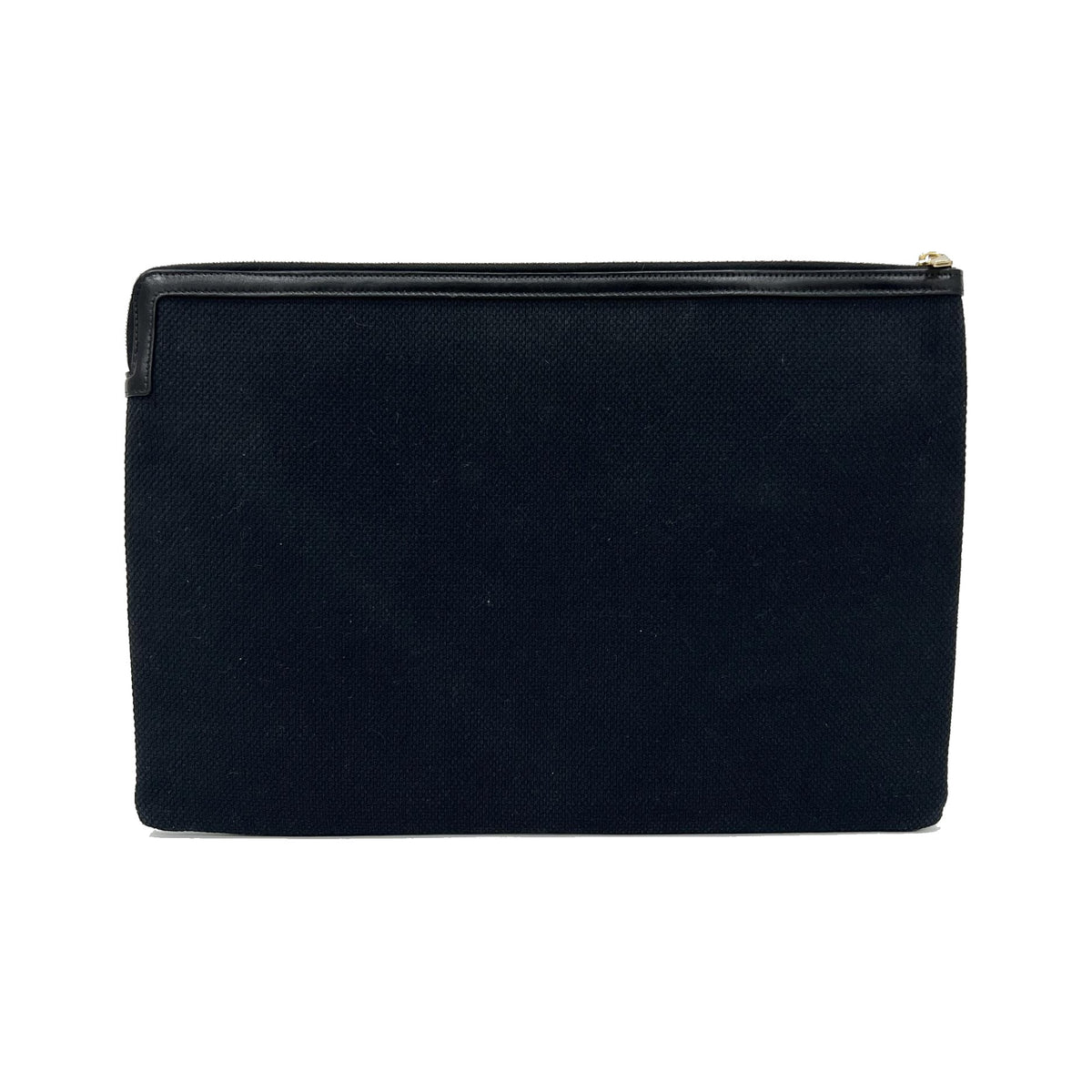 Celine pochette zippée à logo celine pochette zippée à logo celine, Black, Canvas, Clutch