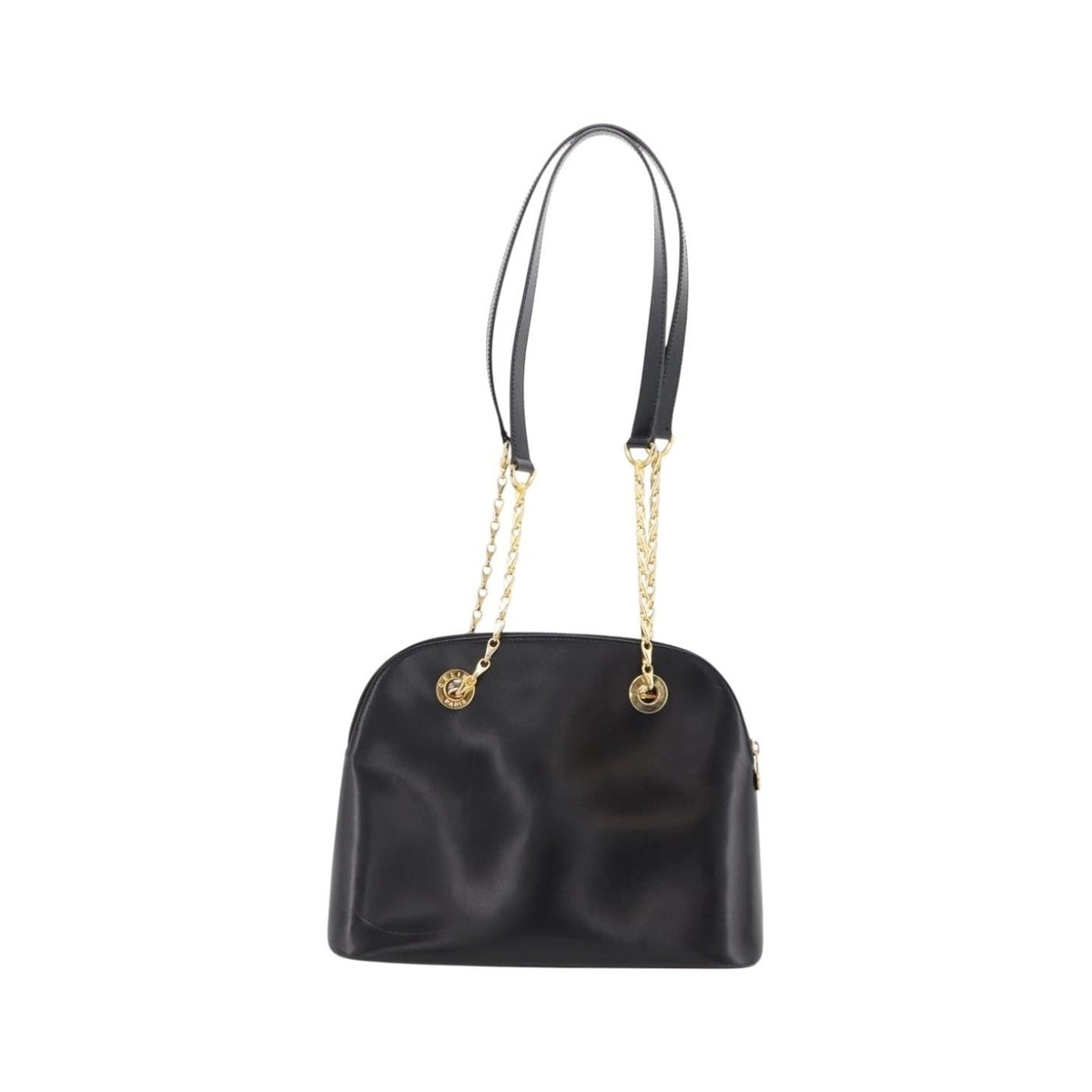 Celine Shoulder Leather, Black, Leather, Shoulder Bag